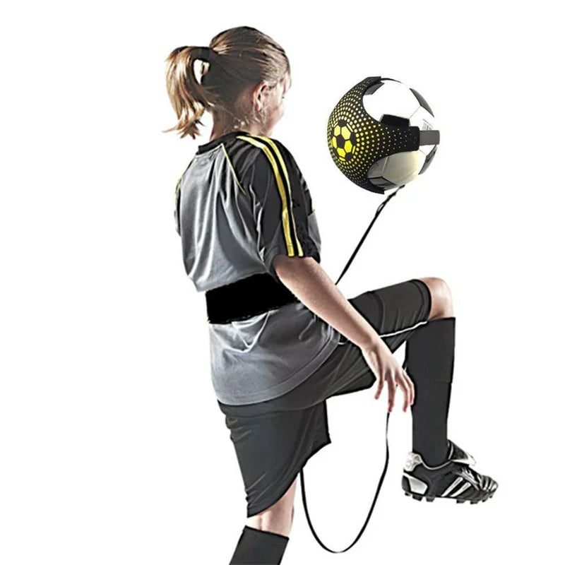 Entraîneur de Football Élastique Solo – Sangle Réglable | Contrôle de Balle & Dribble