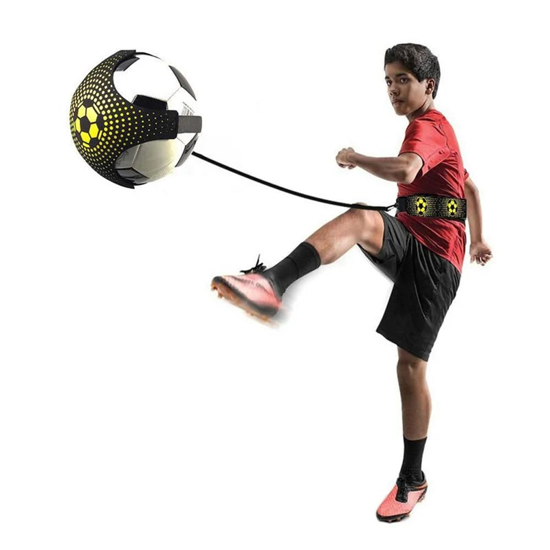Entraîneur de Football Élastique Solo – Sangle Réglable | Contrôle de Balle & Dribble