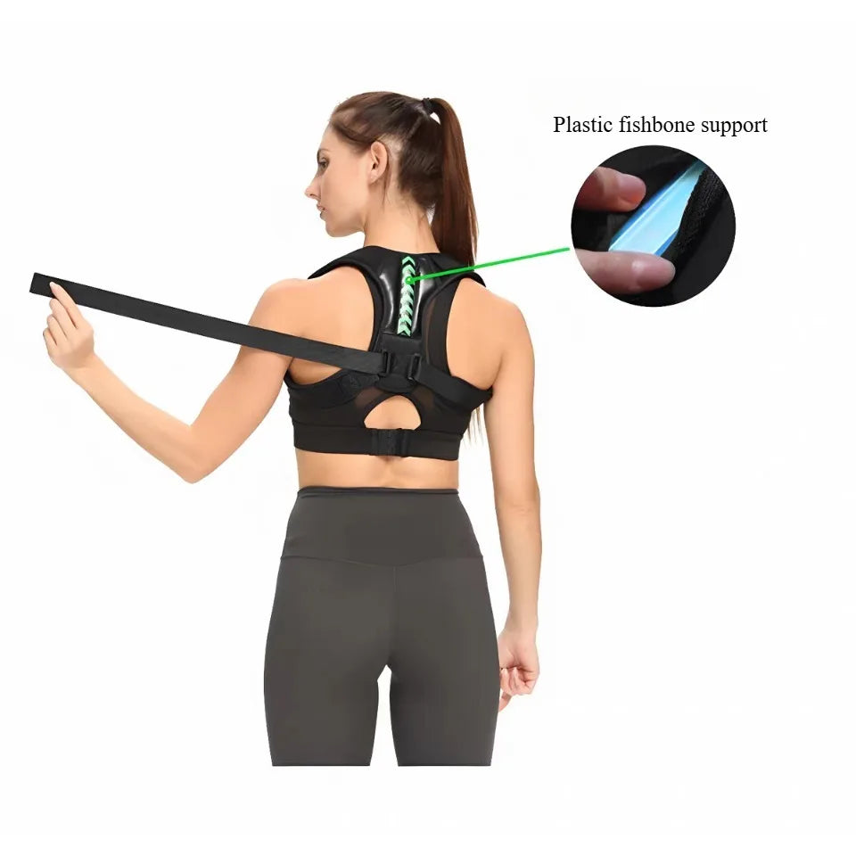 Correcteur de Posture Dos & Épaules – Ceinture Orthopédique Réglable | S-XL