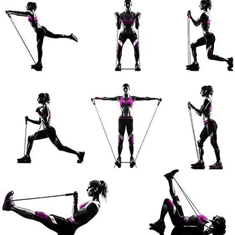 Bandes de Résistance avec Poignées – Musculation & Fitness Maison