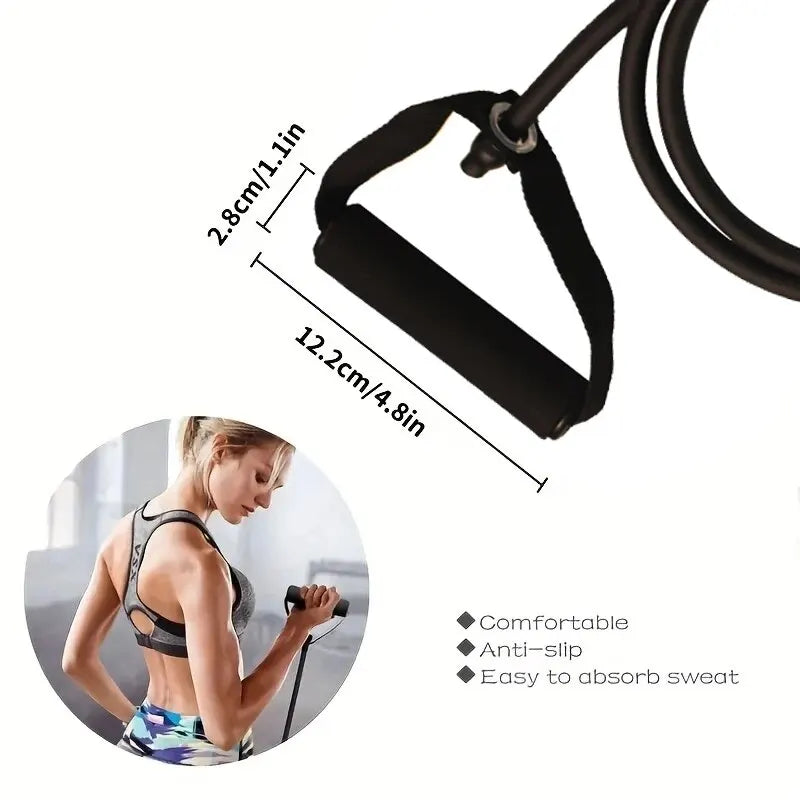 Bandes de Résistance avec Poignées – Musculation & Fitness Maison