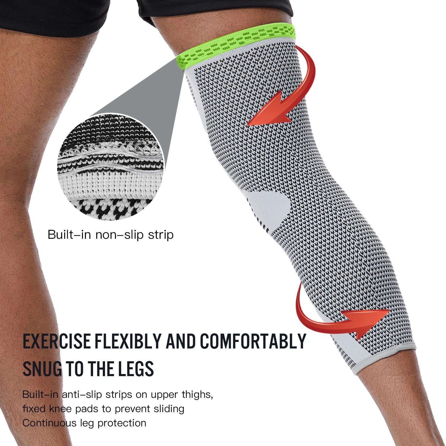 Genouillères de Sport Compression – Maintien & Protection Homme Femme